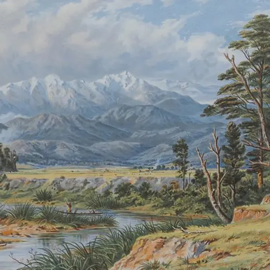 BARRAUD, C.D. (1822-1897) - Opaki Plain