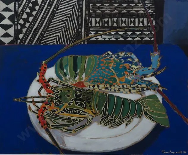 BURNETT, Tom (1958-) - Still Life with Crayfish Image 1++