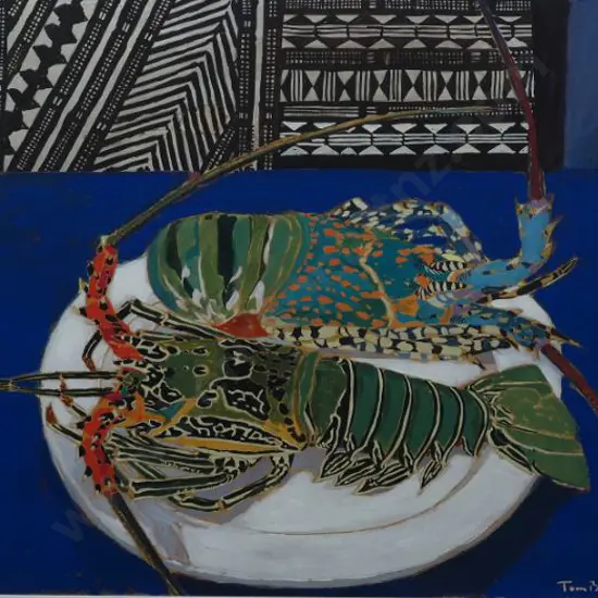 BURNETT, Tom (1958-) - Still Life with Crayfish