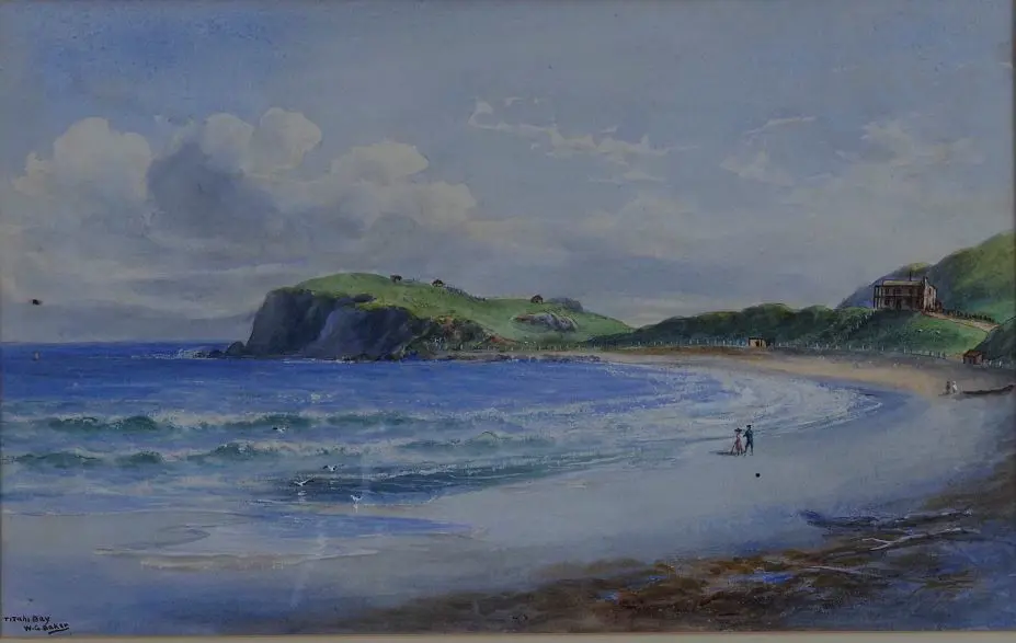 BAKER, William George (1864-1929) - Titahi Bay, Wellington Image 1++