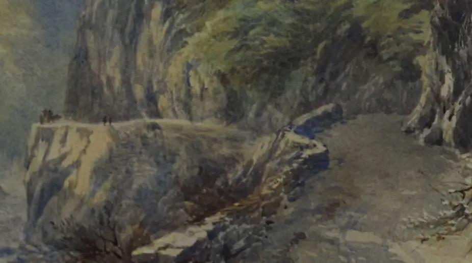 GULLY, John (1819-1888) - Otira Gorge Image 1++
