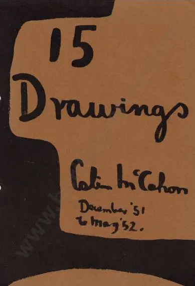 McCAHON, Colin (1919-1987) - 15 Drawings - December '51 to May '52 Image 1++