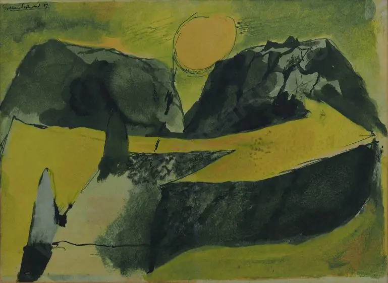 SUTHERLAND, Graham (1903-1980) - Abstract - Signed and dated '37 Image 1++