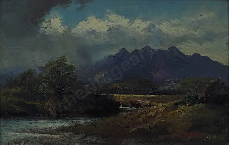 WILSON, L.W. (1850-1912) - Mount Grey, Canterbury Image 1++