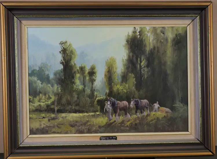 SINCLAIR, Wayne (c.1960s-70s) - Logging in the King Country Image 1++