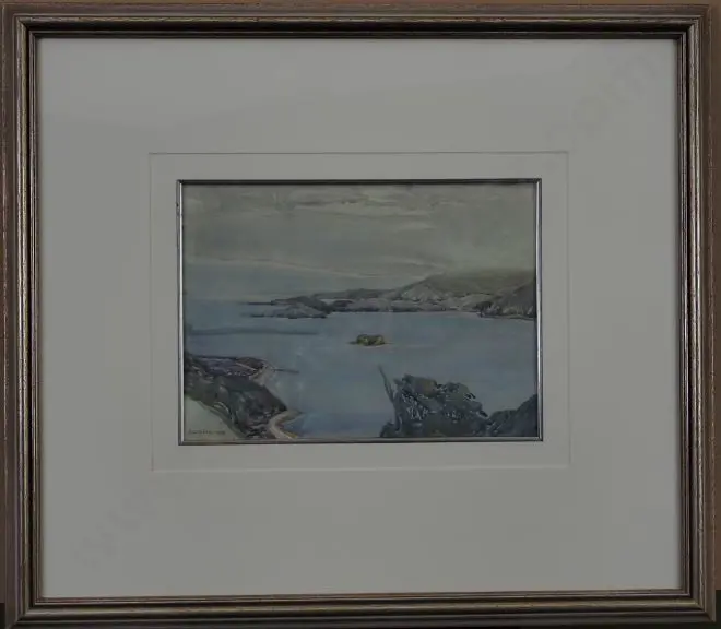 McKAY, Jean (1908-1993) - Wellington Harbour  (Oriental Bay without the houses!) Image 1++