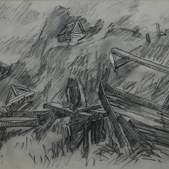 GOPAS, Rudi (1917-1983) - Decaying Foundation - dated 1961
