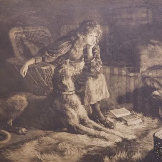 DICKSEE, Herbert (1862-1942) - Silent Sympathy