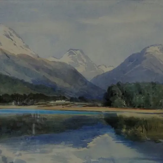 COUSINS, Thomas Selby (1840-1897) - Diamond Lake, Lake Wakatipu - 1891