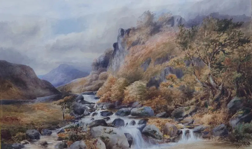 BOOTH, J. (1867-1953) - On the Lledr Image 1++