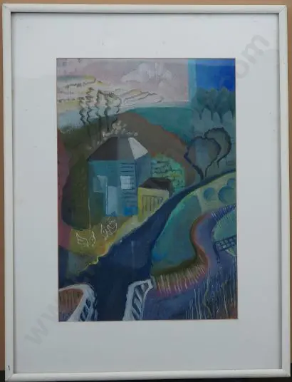 CRAWFORD, John (1951-2012) - House on Winding Hill Image 1++