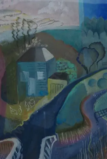 CRAWFORD, John (1951-2012) - House on Winding Hill Image 1++