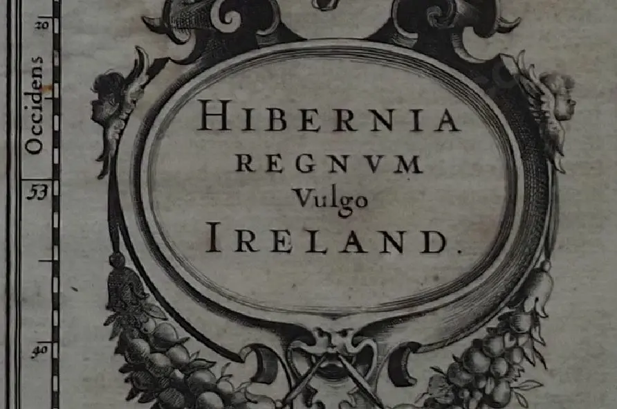 IRELAND, Map c.1800 - Map of Ireland from German publication c. 1800 Image 1++