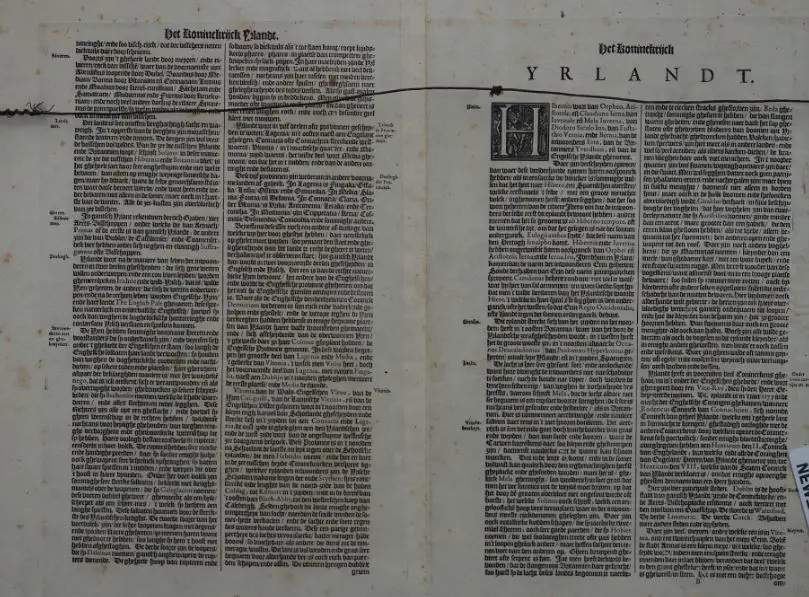 IRELAND, Map c.1800 - Map of Ireland from German publication c. 1800 Image 1++