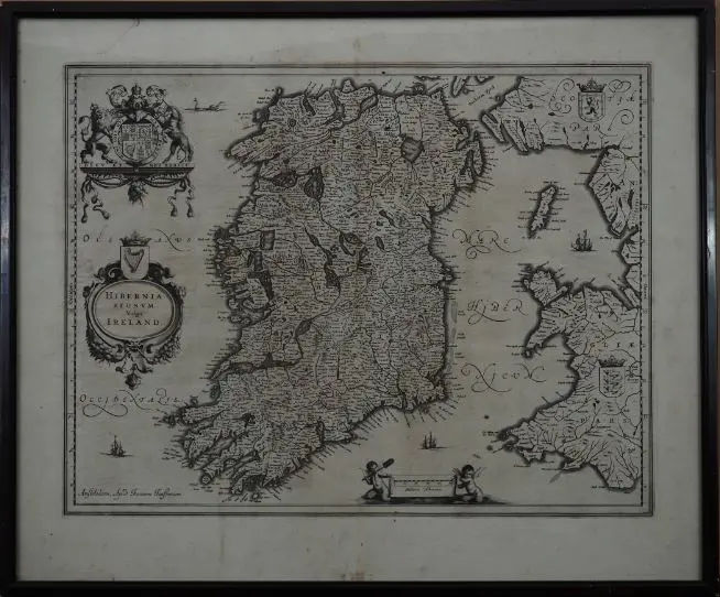 IRELAND, Map c.1800 - Map of Ireland from German publication c. 1800 Image 1++