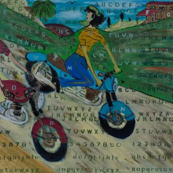 BOYLE, David (20th Cent.) - Girls on Motorbikes - 1950s Fun