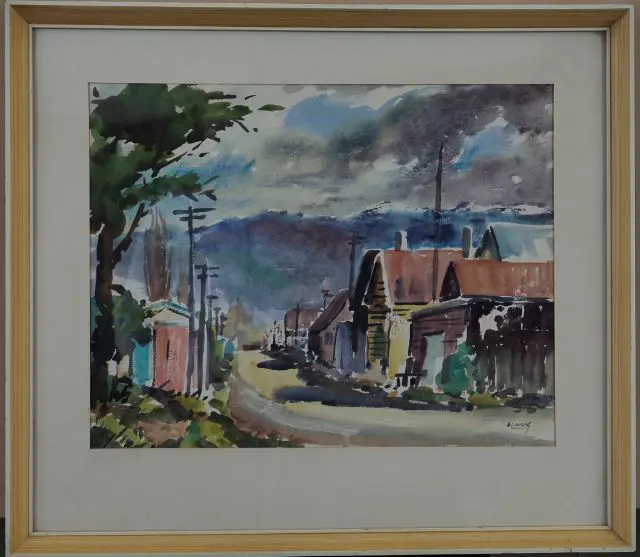 WONG, Albert (20th Cent.) - Backstreet Reefton Image 1++
