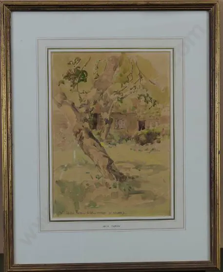 THOMSON, Louisa (1883-1962) - Old Apple Tree - Willow Cottage Image 1++