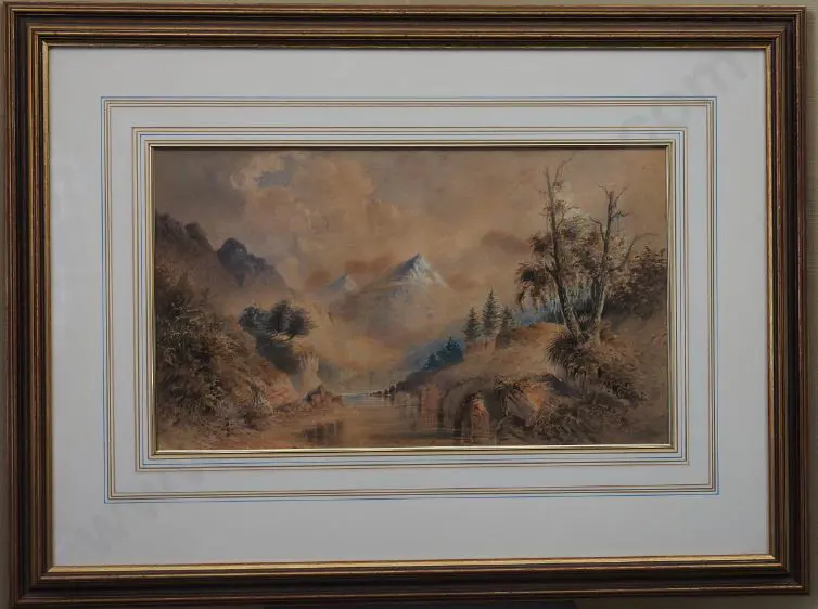 RAWORTH. William Henry (1820-1905) - Mountains in Cloud and Mist Image 1++