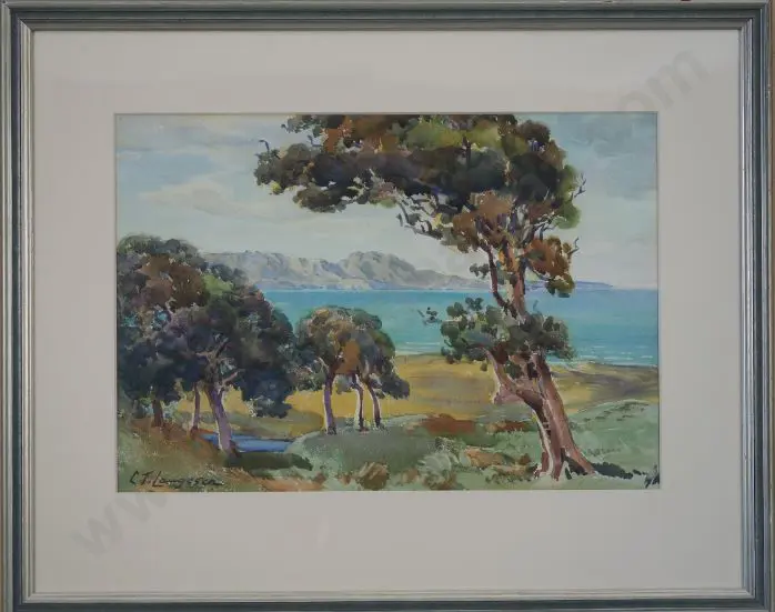 LAUGESEN, Carl Thorwald (1900-1987) - Mahia Peninsula Image 1++