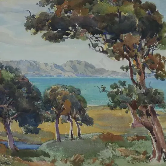 LAUGESEN, Carl Thorwald (1900-1987) - Mahia Peninsula