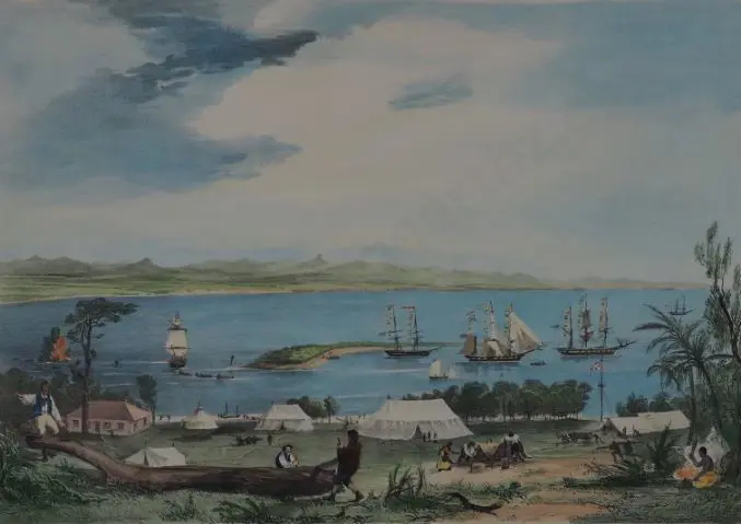 HEAPHY, Charles (1820-1881) - View of Nelson Haven in Tasman's Gulf Image 1++