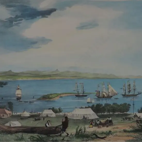 HEAPHY, Charles (1820-1881) - View of Nelson Haven in Tasman's Gulf