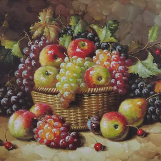 GRANT, Tom (20th Cent.) - Still Life - Apples in Basket