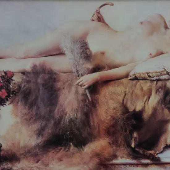 ALMA-TADEMA, Sir Lawrence (1836-1912) - Reclining Nude