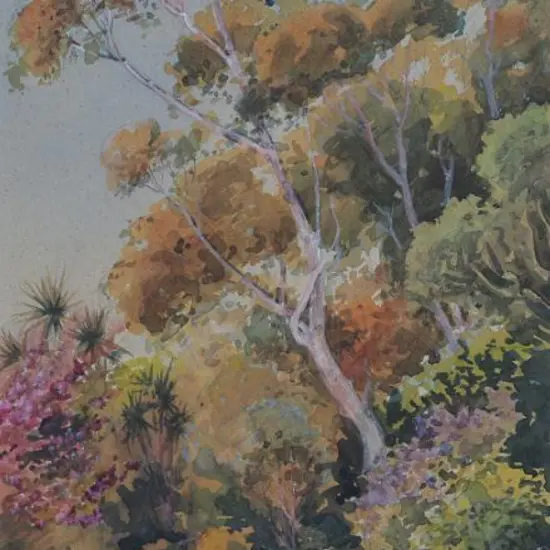 RUSH, William J. (1872-1965) - Autumn Trees - Te Puna, Bay of Plenty