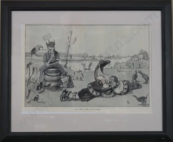 LLOYD, Trevor (1864-1937) - The General Strike in New Zealand 1913 Image 1++