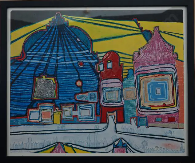 HUNDERTWASSER, Friedensreich (1928-2000) - Untitled Image 1++