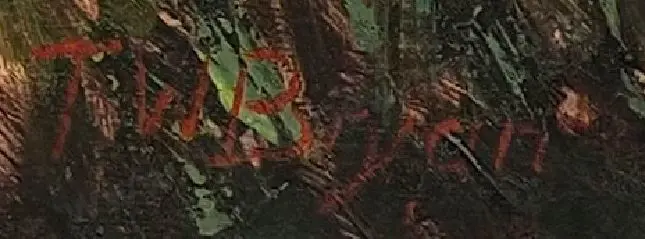 BRYAN, T.W. (20th Cent.) - Country Lane with Trees Image 1++