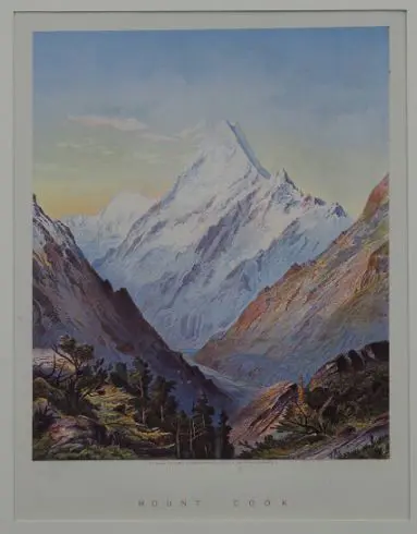 BARRAUD, C.D. (1822-1897) - Mount Cook Image 1++
