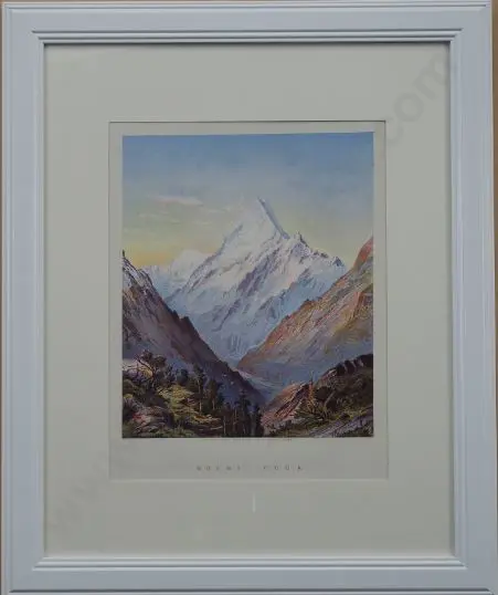BARRAUD, C.D. (1822-1897) - Mount Cook Image 1++