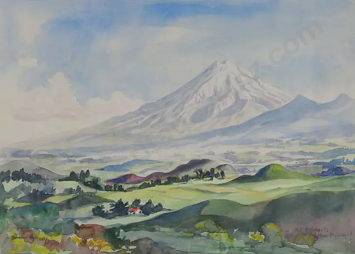 ARIS, Bernard (1887-1977) - Mount Egmont Image 1++
