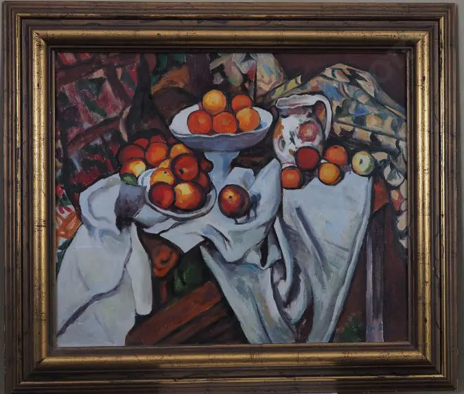 SOLLE, Sabine (20th Cent.) - Still Life - Fruit on Table Image 1++