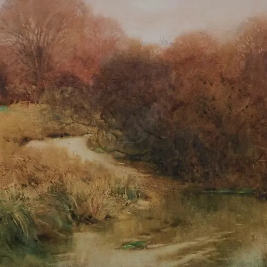 NORRIS, Hugh (1863-1942) - A Bend in the Stream