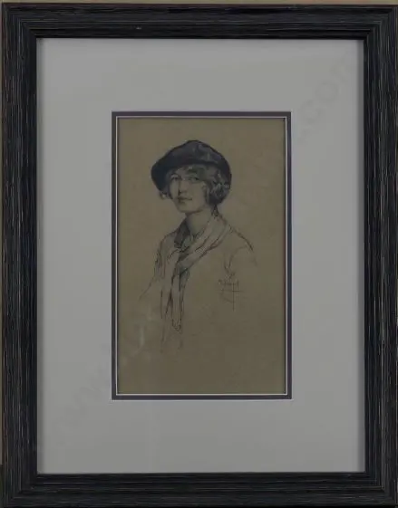 LLOYD, Olive Vera (1900-1978) - Self Portrait Image 1++