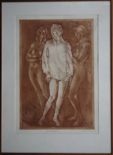 KAHAN, Louis (1905-2002) - The Three Graces 1985 Image 1++
