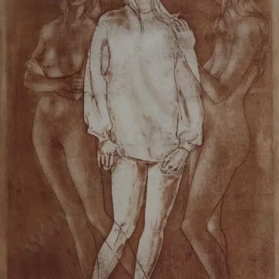 KAHAN, Louis (1905-2002) - The Three Graces 1985