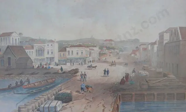 HOGAN, Patrick Joseph (1805-1878) - Auckland Scenes (Pair) Image 1++