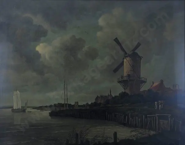 VAN RUISDAEL, Jacob (1628-1682) - The windmill at Wijk bij Duurstede Image 1++
