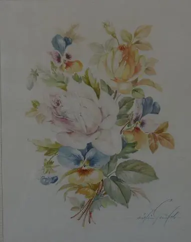 UNKNOWN - Pair: Floral Studies Image 1++