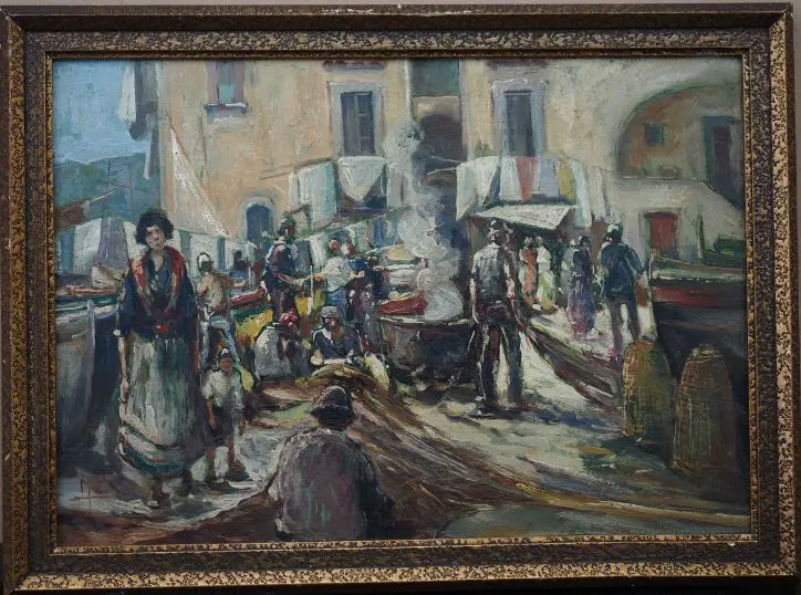 UNKNOWN - Village Market Scene Image 1++