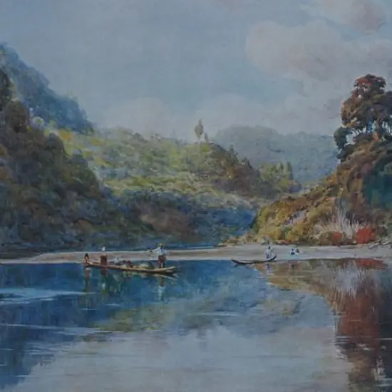 WORSLEY, Charles Nathaniel (1862-1923) - Whanganui River