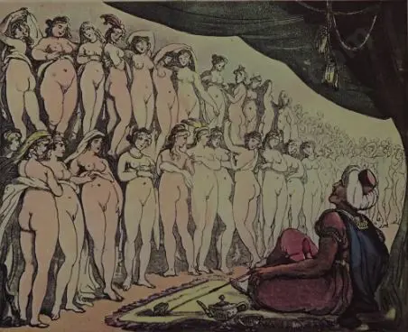 ROWLANDSON, Thomas (1756-1827) - The Harem Image 1++
