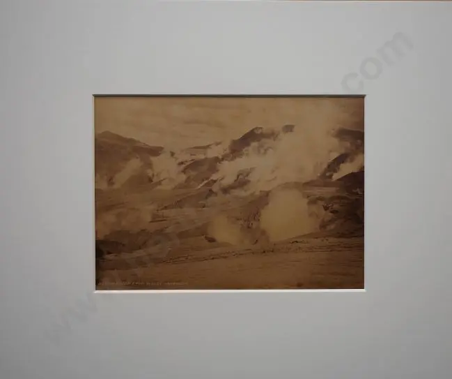 UNKNOWN Photographer - Tarawera Eruption - Rotomahana from Tarawera Image 1++