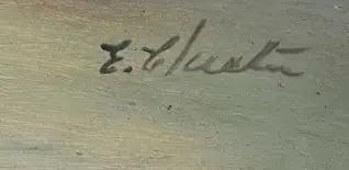 CHESTER, Evelyn (1875-1929) - Still Life with Grapes, Pear & Apples Image 1++