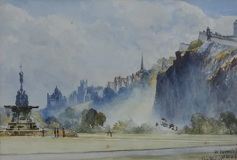 BLAIR, John (1849-1934) - West Prince's Gardens, Edinburgh Image 1++